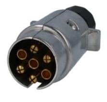 MAI ER02 - CLAVIJA ALUMINIO 7P 12V