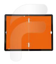 FAYCOM FA101183 - PLACA ADR PLEGABLE VERTICAL 400 X 300 MM