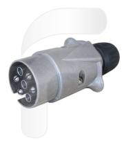 FAYCOM FA200600 - CLAVIJA ELÉCTRICA ALUMINIO 12V ISO1724