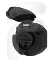 FAYCOM FA200709 - BASE ELÉCTRICA 12V 13 POLOS ISO11446