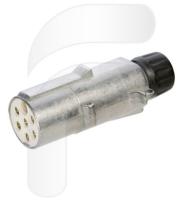 FAYCOM FA200722A - CLAVIJA ALUMINIO (S) 24V 6 HEMBRAS Y 1 MACHO