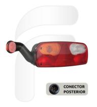 FAYCOM FA990302 - PILOTO TRASERO ECOPOINT IZQUIERDO CON CUERNO
