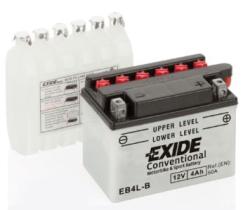 EXIDE EB4LB - BATERIA 12V 4AH 50A +D 120X70X95