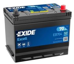 EXIDE EB704 - BATERIA 12V 70AH 540A +D 270X173X22