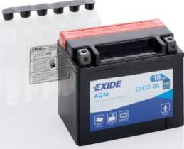 EXIDE ETX12BS - BATERIA 12V 10AH 150A +I 150X90X130