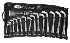 JBM 52528 - KIT 14 LLAVES PIPA DE DOBLE BOCA