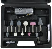 JBM 52157 - ESTUCHE DE 16 PIEZAS CON AMOLADORA NEUMÁTICA 1/4 "