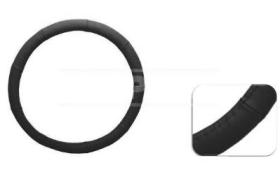 CARPR 79323308 - FUNDA VOLANTE PIEL NEGRO AUTOMOVIL 37->39 CM