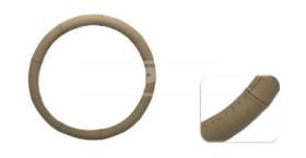CARPR 79323309 - FUNDA VOLANTE PIEL BEIGE AUTOMOVIL 37->39 CM