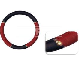 CARPR 79323317 - FUNDA VOLANTE NEGRO/ROJO 37->39 CM