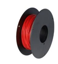 MAI R5RJ - CABLE 105° FLRY-B 1 MM ROJO 100M