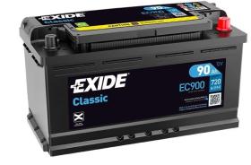 EXIDE EC900 - EXIDE CLASSIC 90 AH 353X175X190 DER