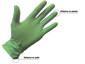 GRASPER GUANTES 8980M - GUANTES DIAMANTADOS VERDE M  50 UNDS
