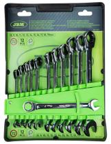 JBM 54117 - SET DE 12 LLAVES COMBINADAS CON TRINQUETE